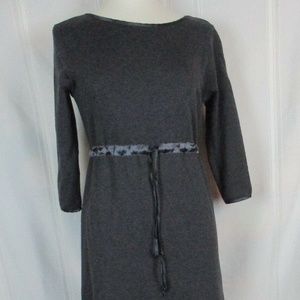 Vintage Medium Gray CRAZY HORSE Long Dress